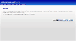 Desktop Screenshot of eldamar.org.uk